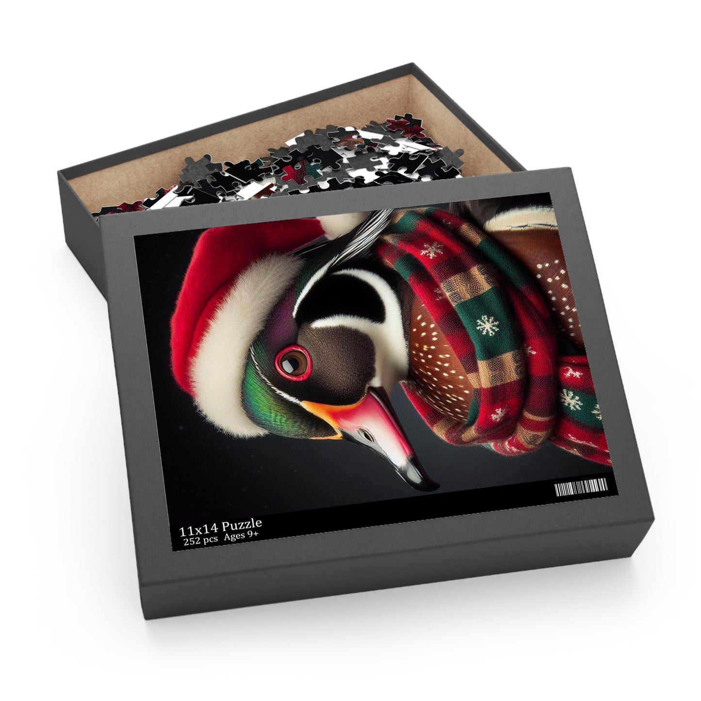 Christmas Wood Duck Puzzle (120 or 252 piece option)