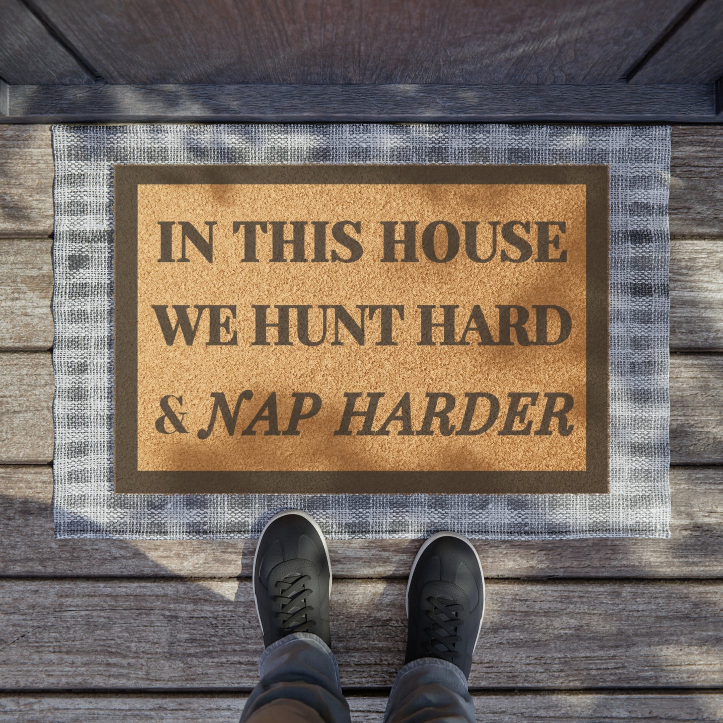 NAP HARDER Doormat
