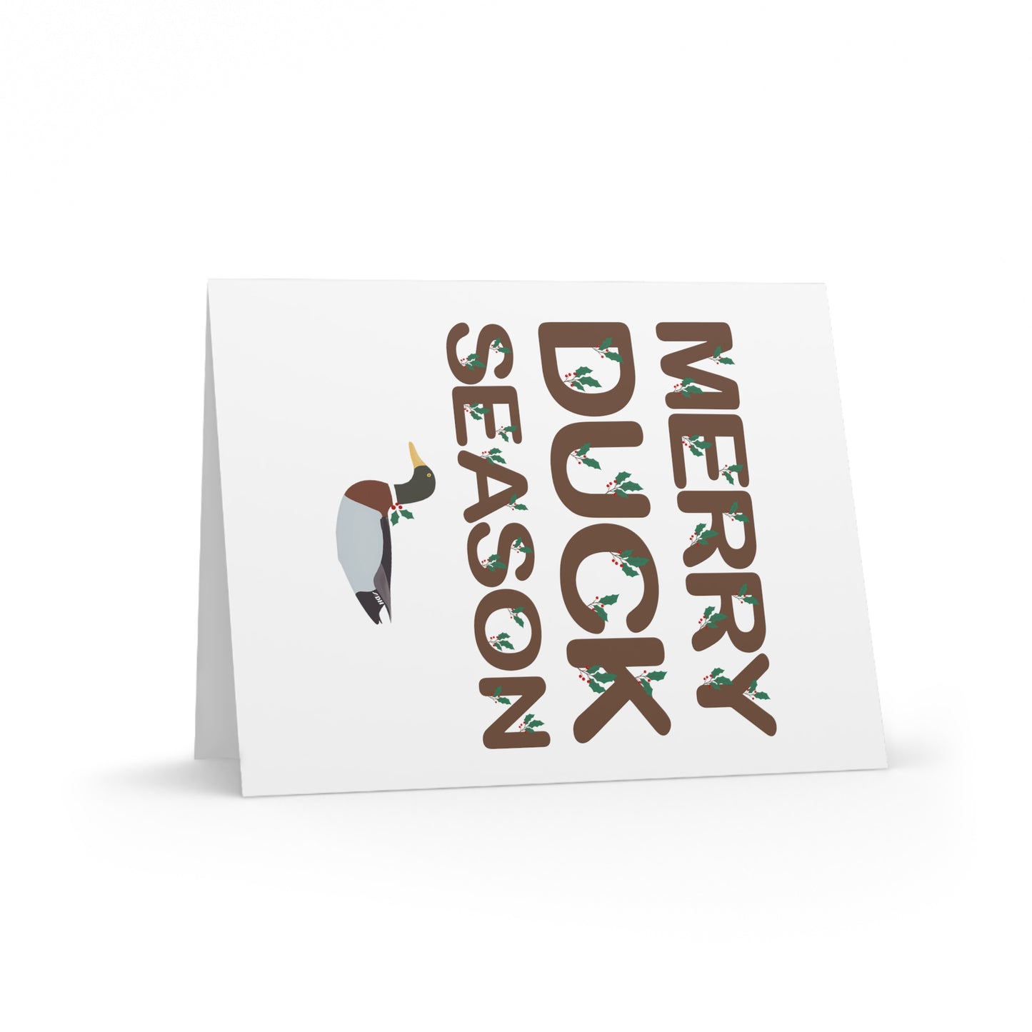 Merry Duck Season Holiday Cards (Blank Inside)