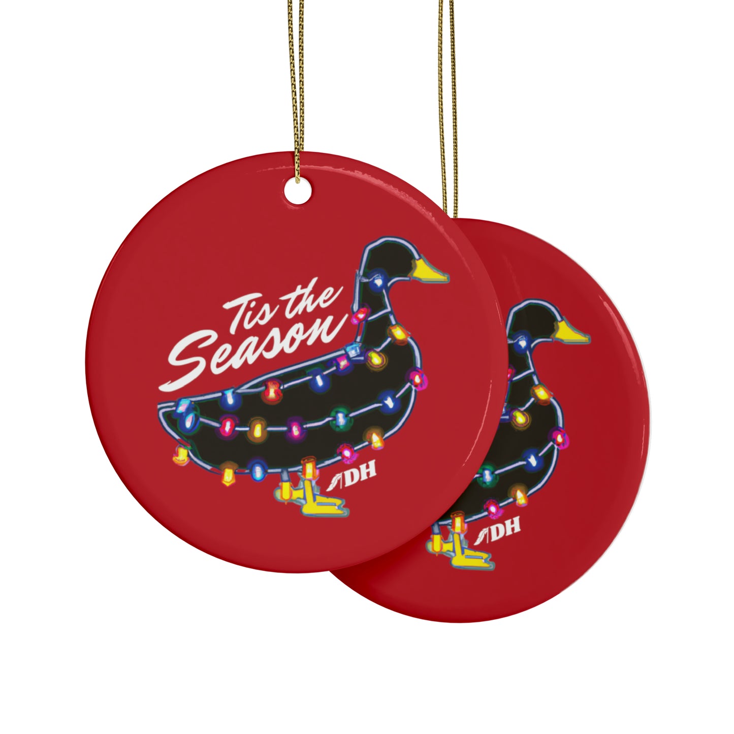 Tis the Season Ornaments - Red