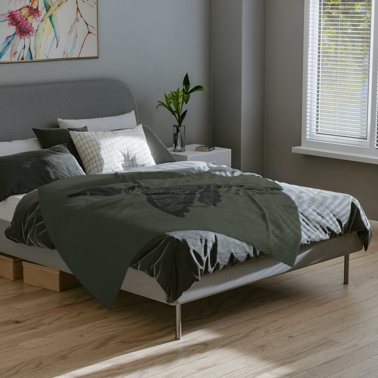 Cozy Fleece DH Wood Duck Blanket