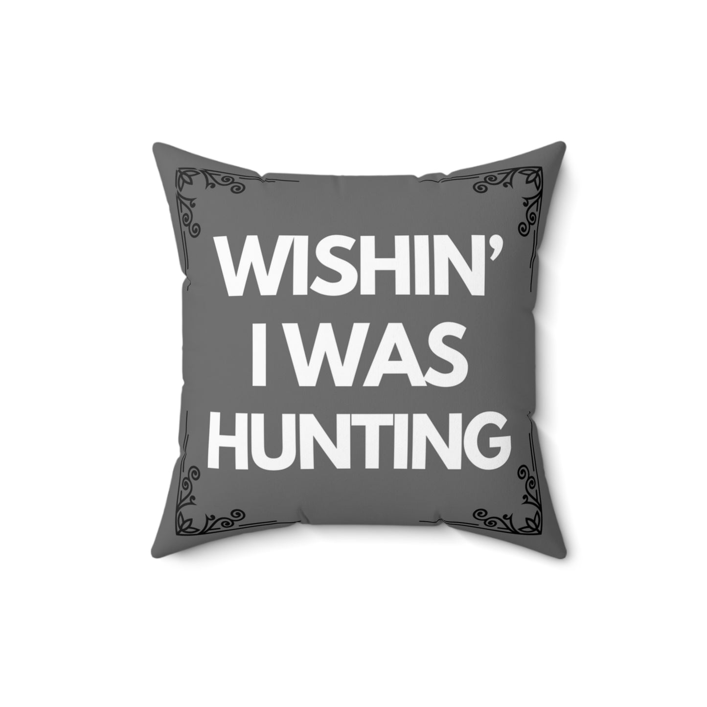 WISHIN' Pillow in Charcoal