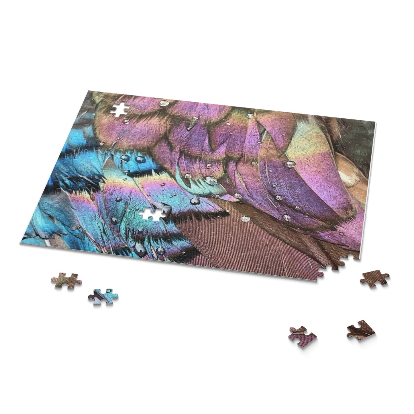 Wood Duck Feathers Puzzle (120 or 252 piece option)