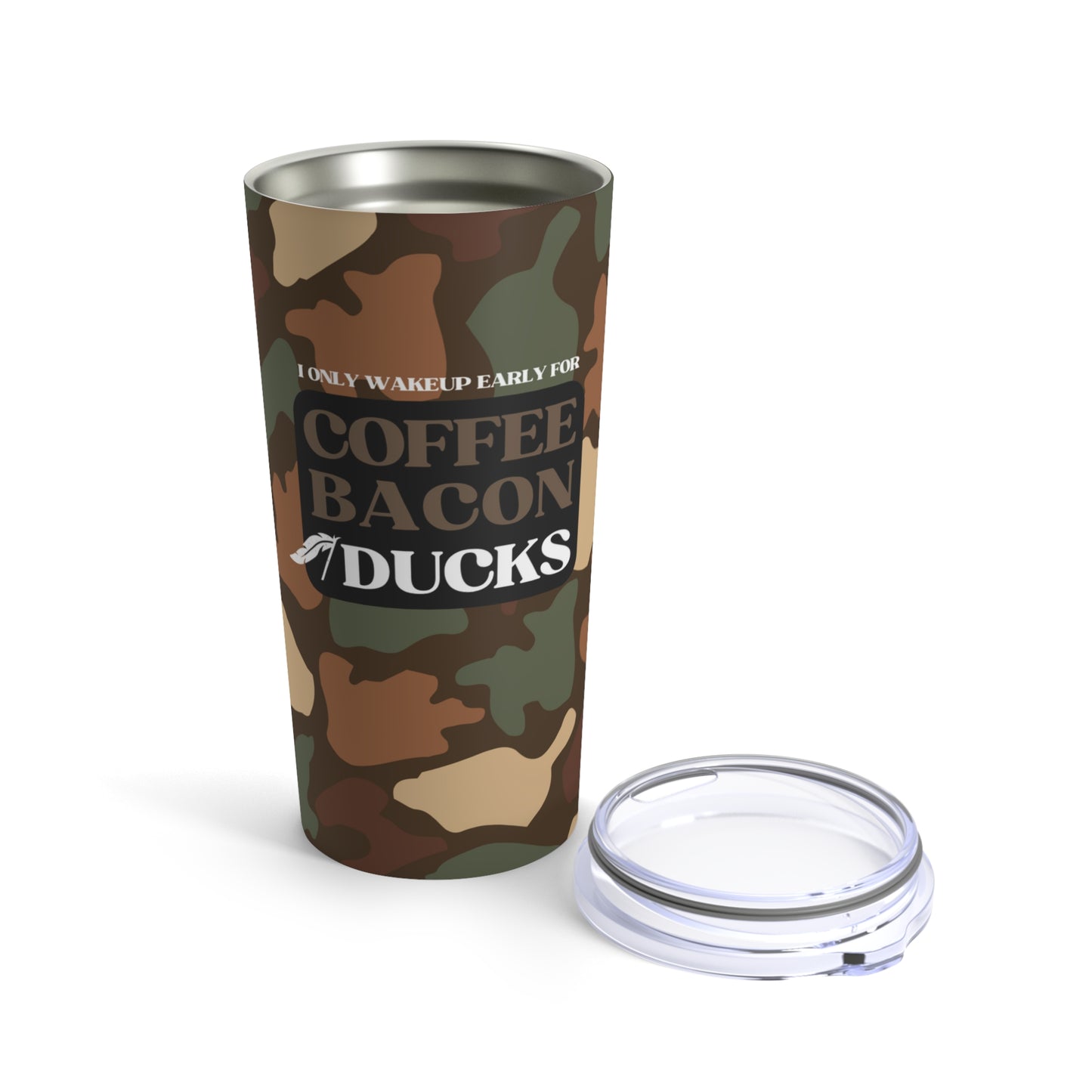 Coffee, Bacon & Ducks Brown Tumbler (20oz)