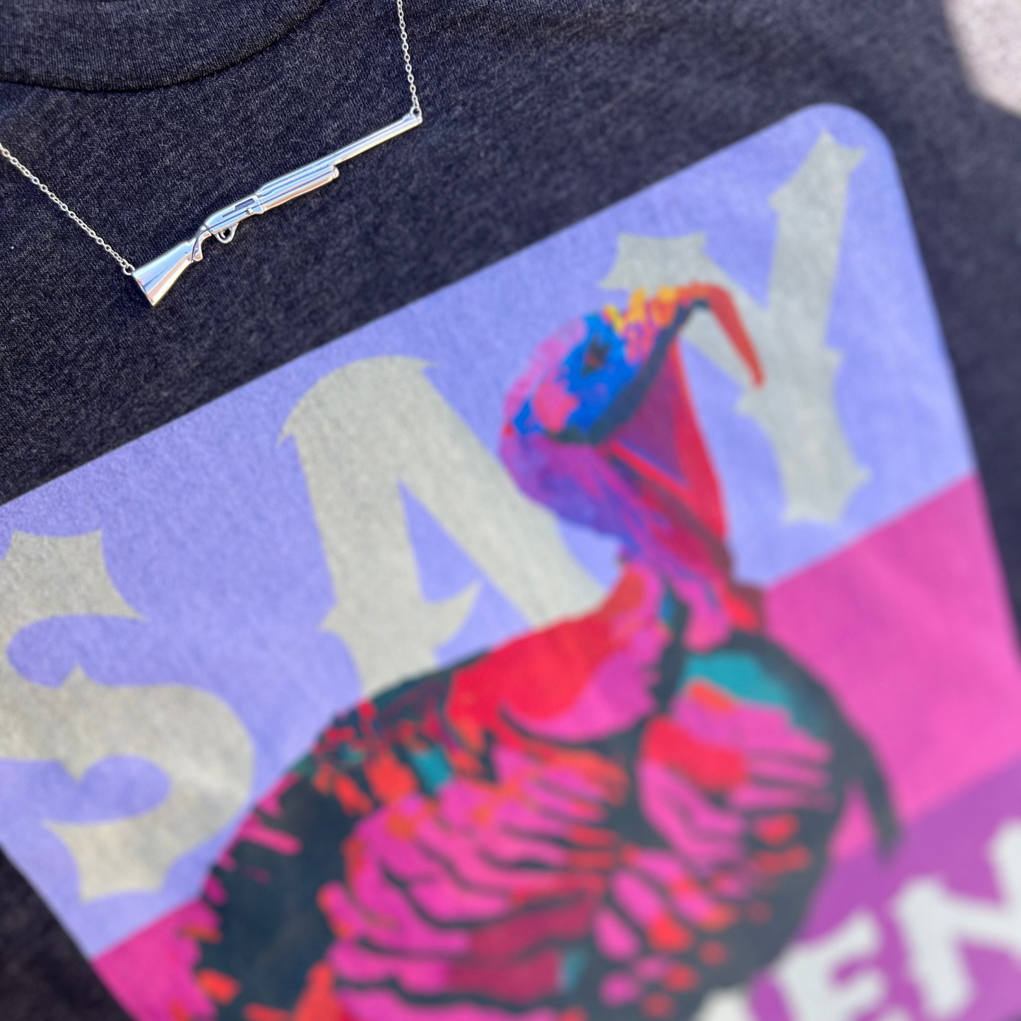 DH Shotgun Necklace available in real 18K Gold, Rose Gold & Sterling Silver