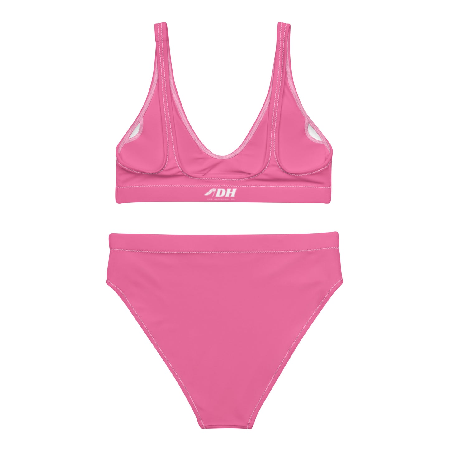 DH Smoked 'Em Bikini Set in Rose