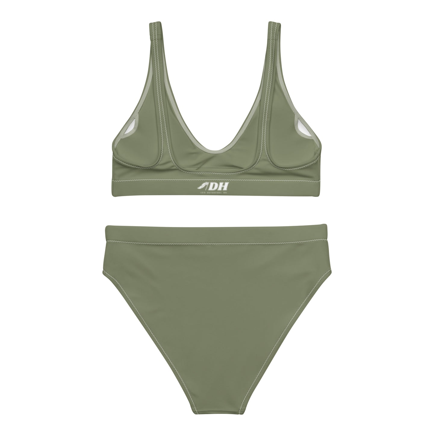 DH Smoked 'Em Bikini Set in Light Olive