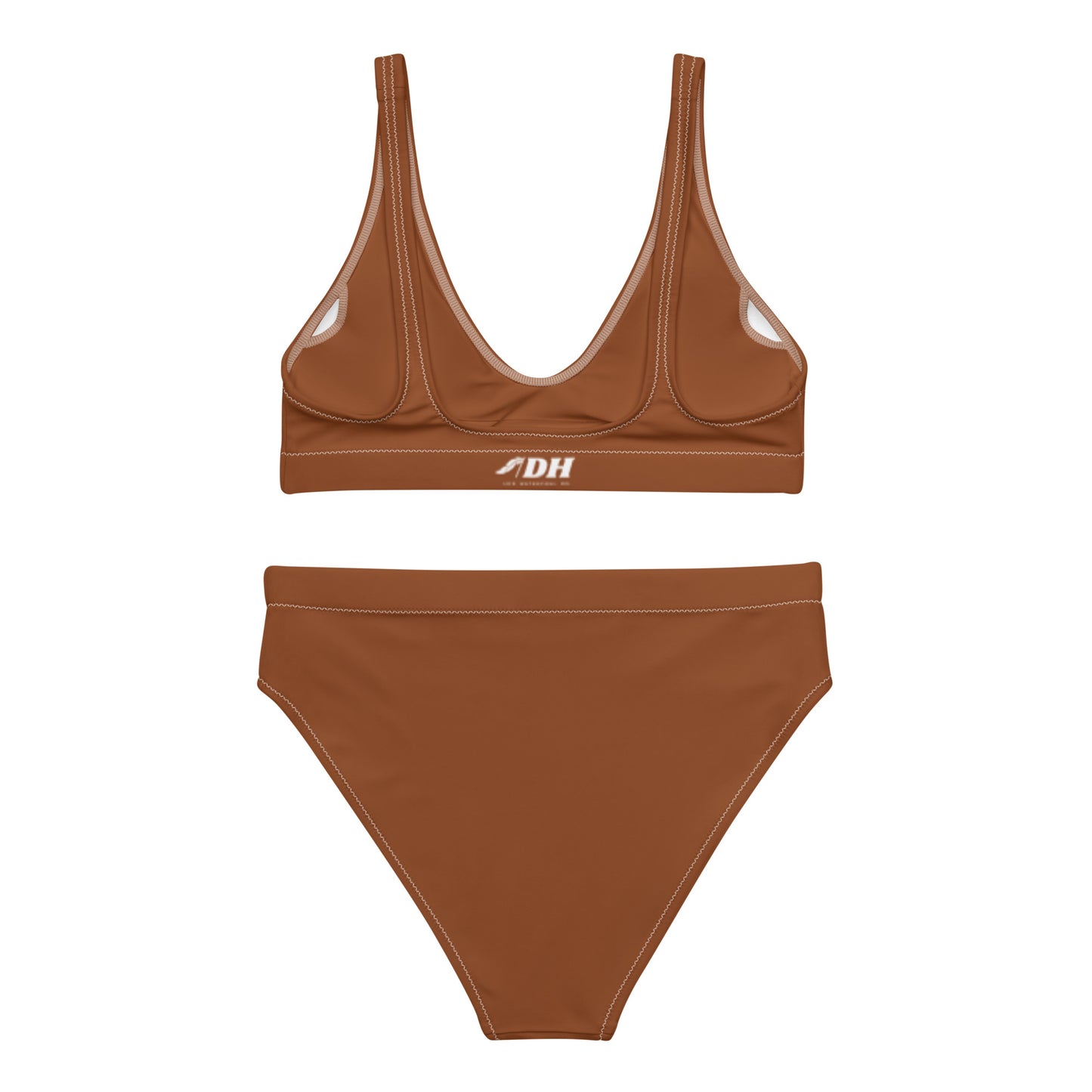 DH Smoked 'Em Bikini Set in Light Olive/Rust