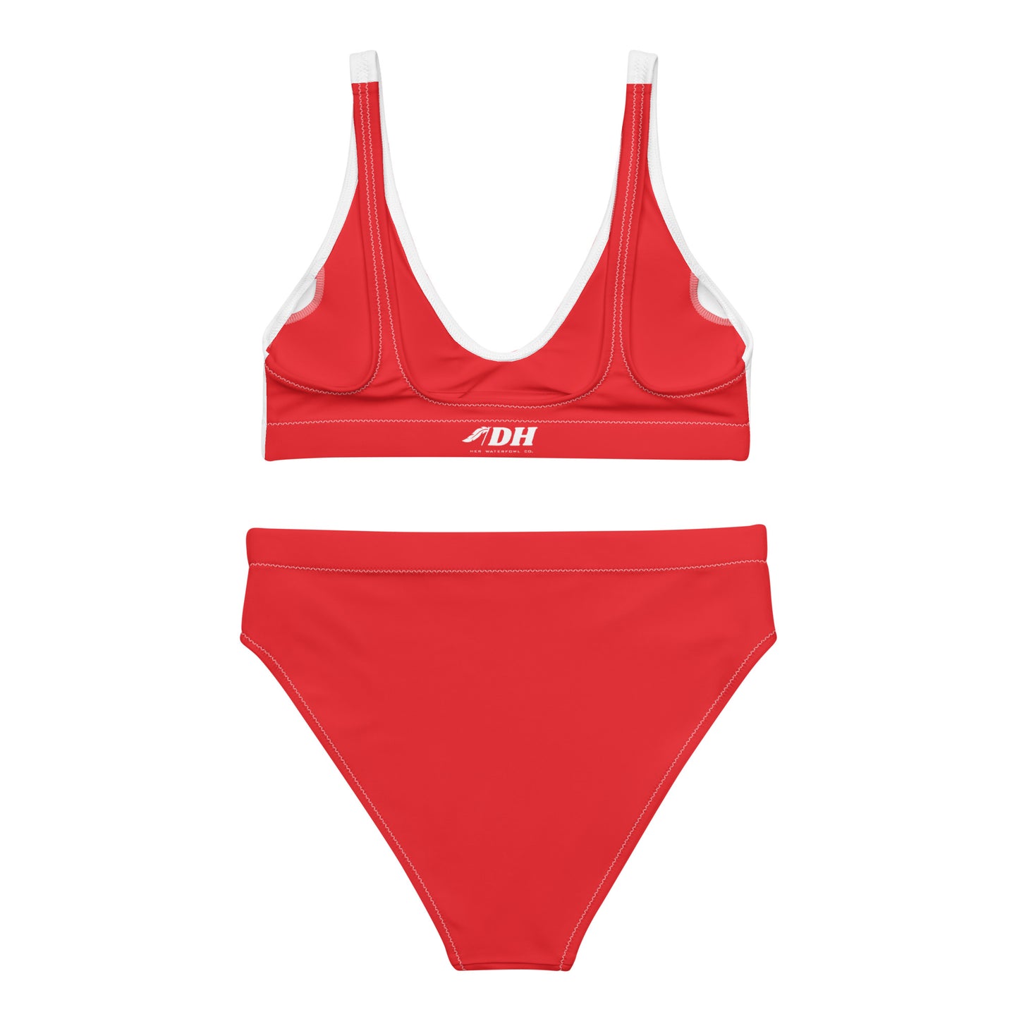 DH King Eider Bikini Set in White/Cherry