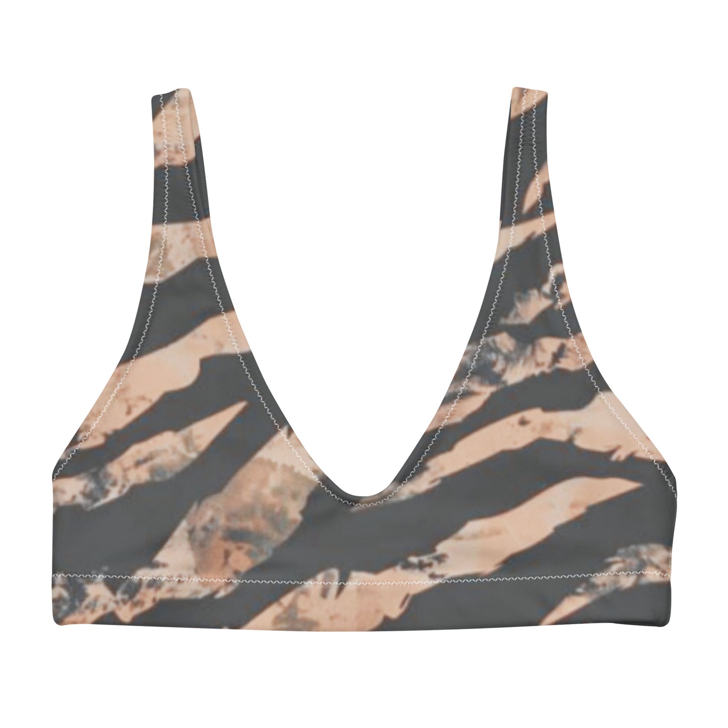 DH CHASE CAMO Bikini Top in Seashell