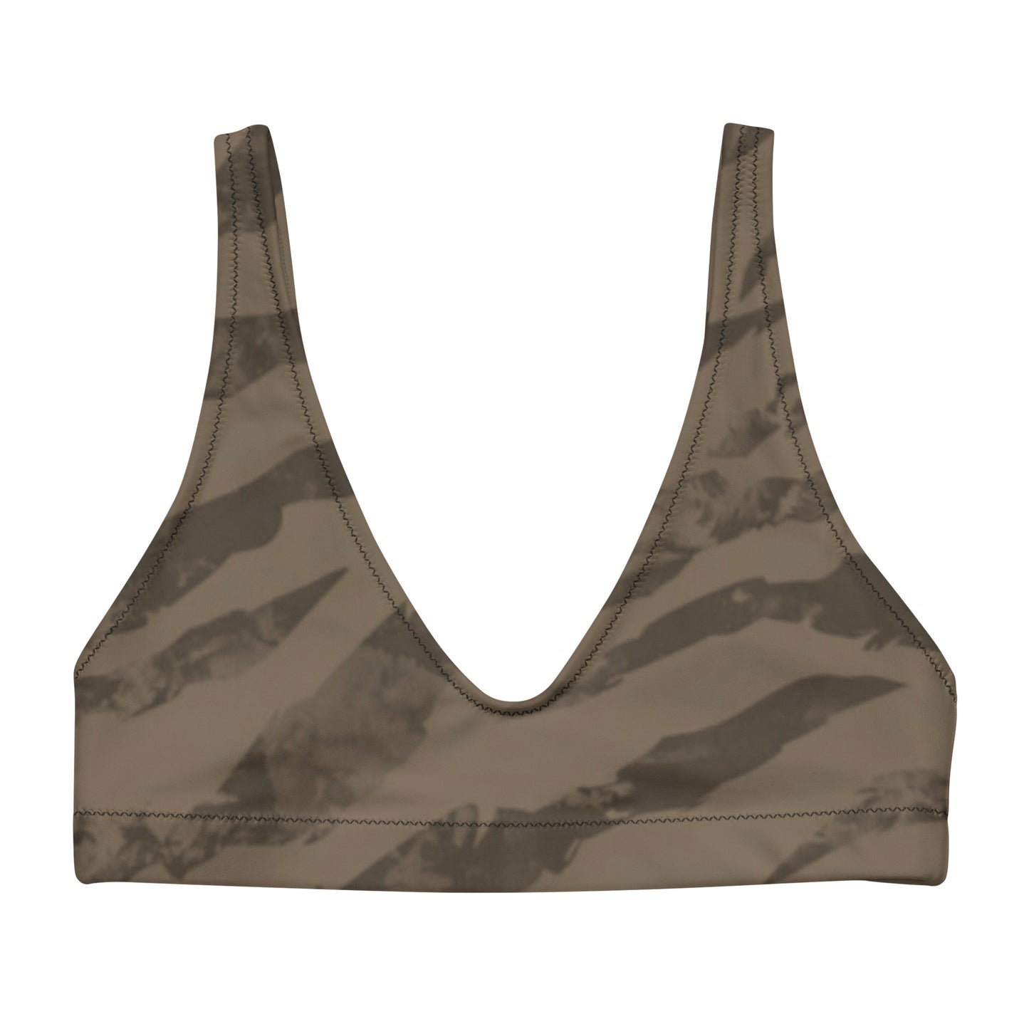 DH CHASE CAMO Bikini Top in Sand