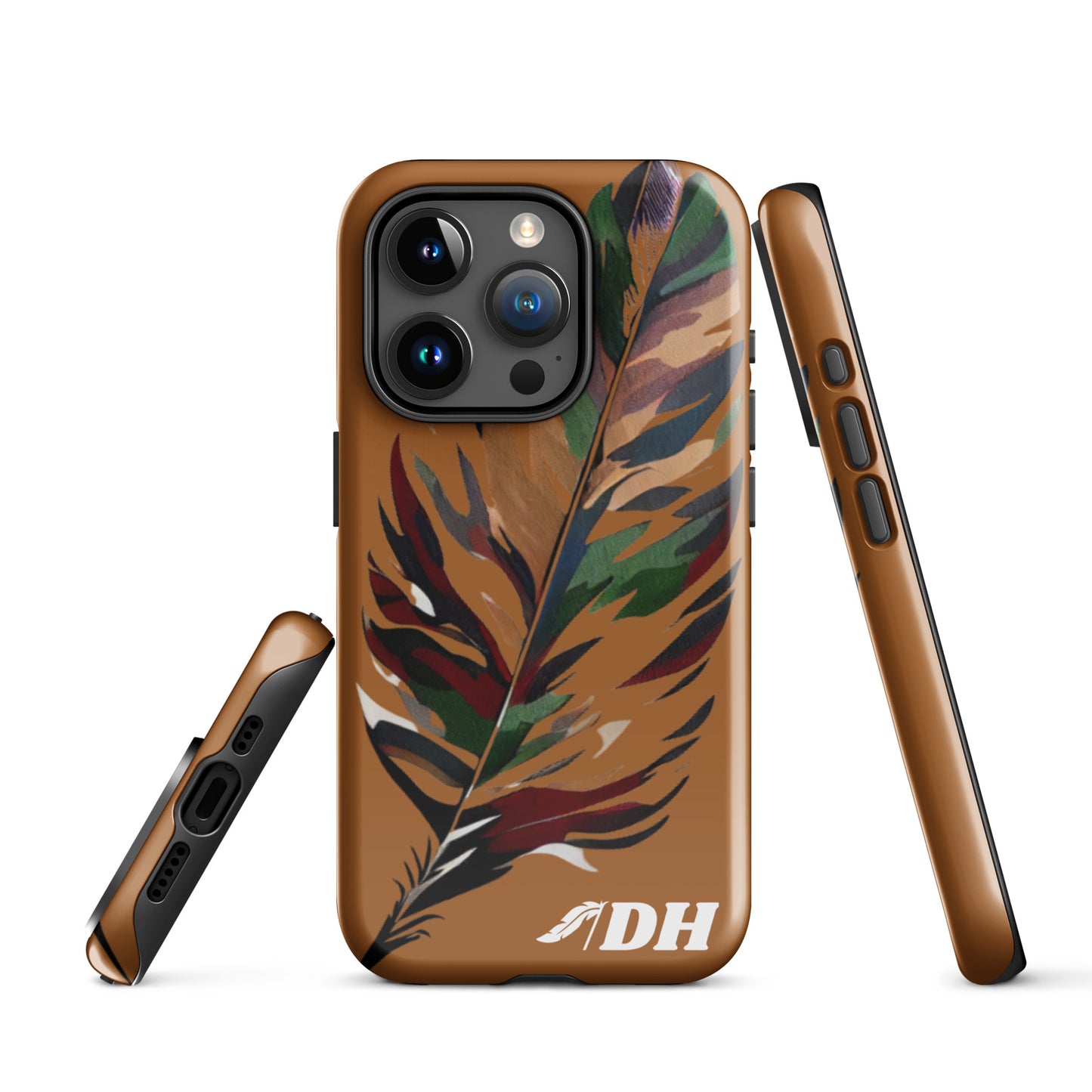 DH CAMO FEATHERS Tough Case for iPhone® in Rust