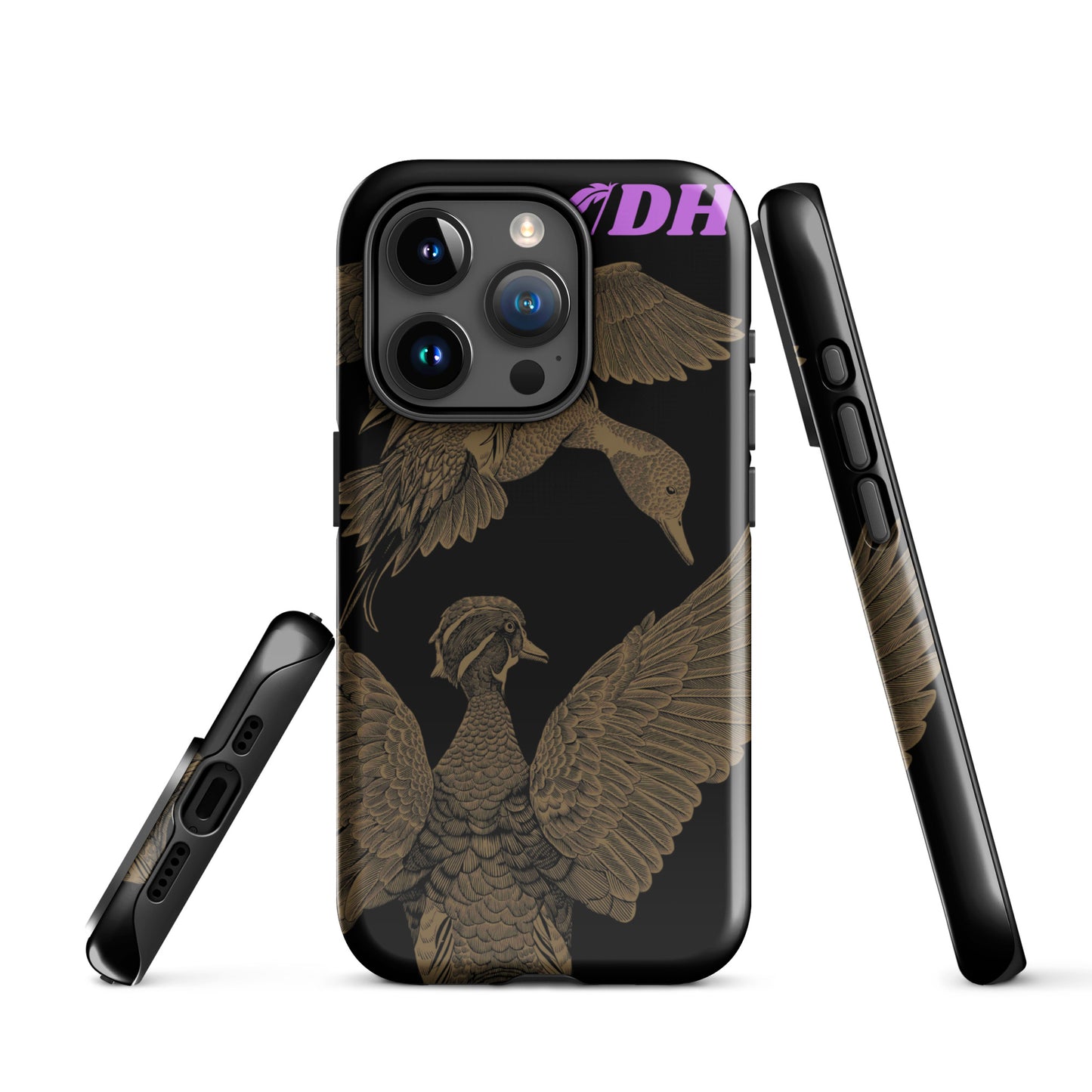 DH PINTAIL & WOOD DUCK Tough Case for iPhone® in Berry