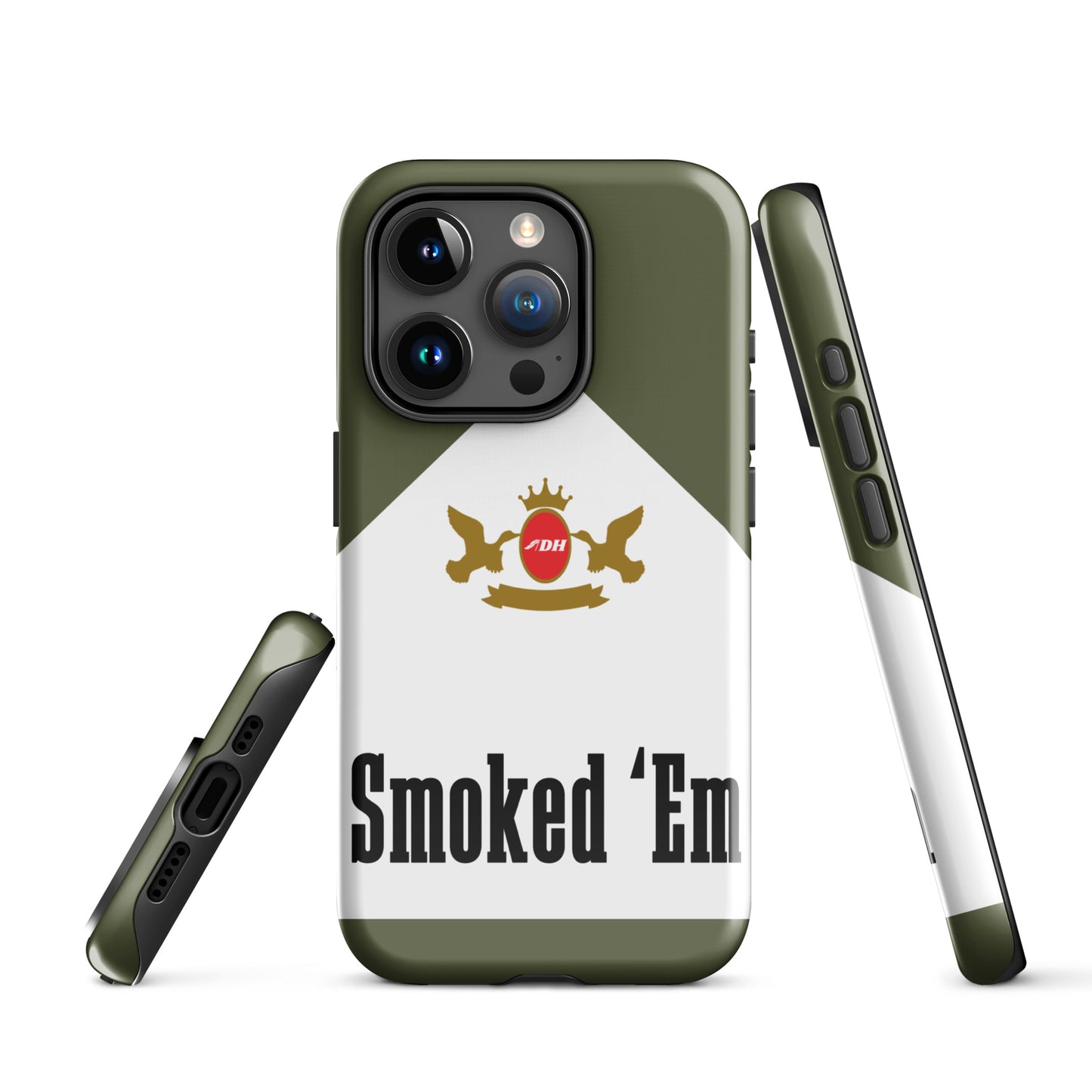 DH SMOKED 'EM Tough Case for iPhone® in Olive
