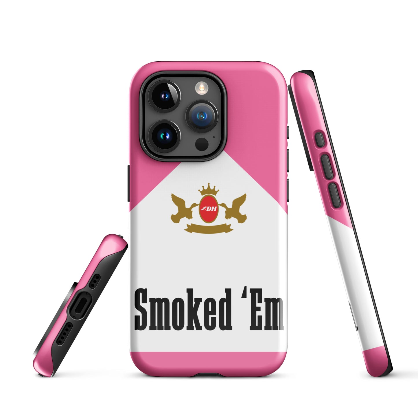 DH SMOKED 'EM Tough Case for iPhone® in Rose