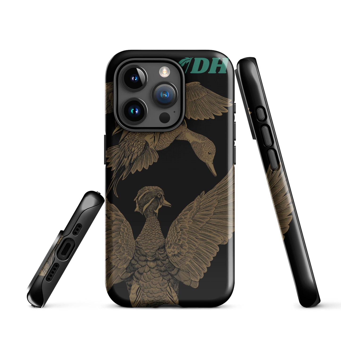 DH PINTAIL & WOOD DUCK Tough Case for iPhone® in Teal