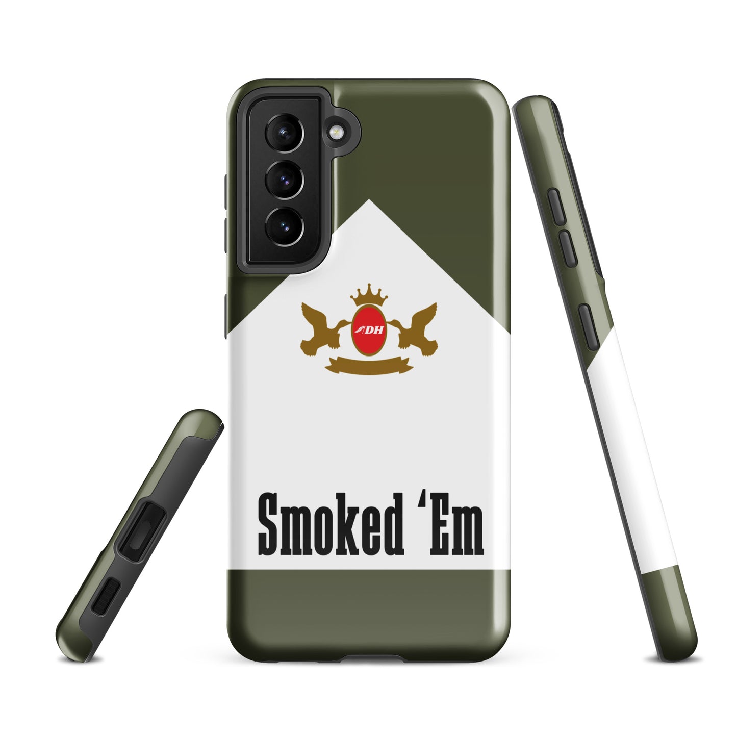 DH SMOKED 'EM Tough Case for Samsung® in Olive