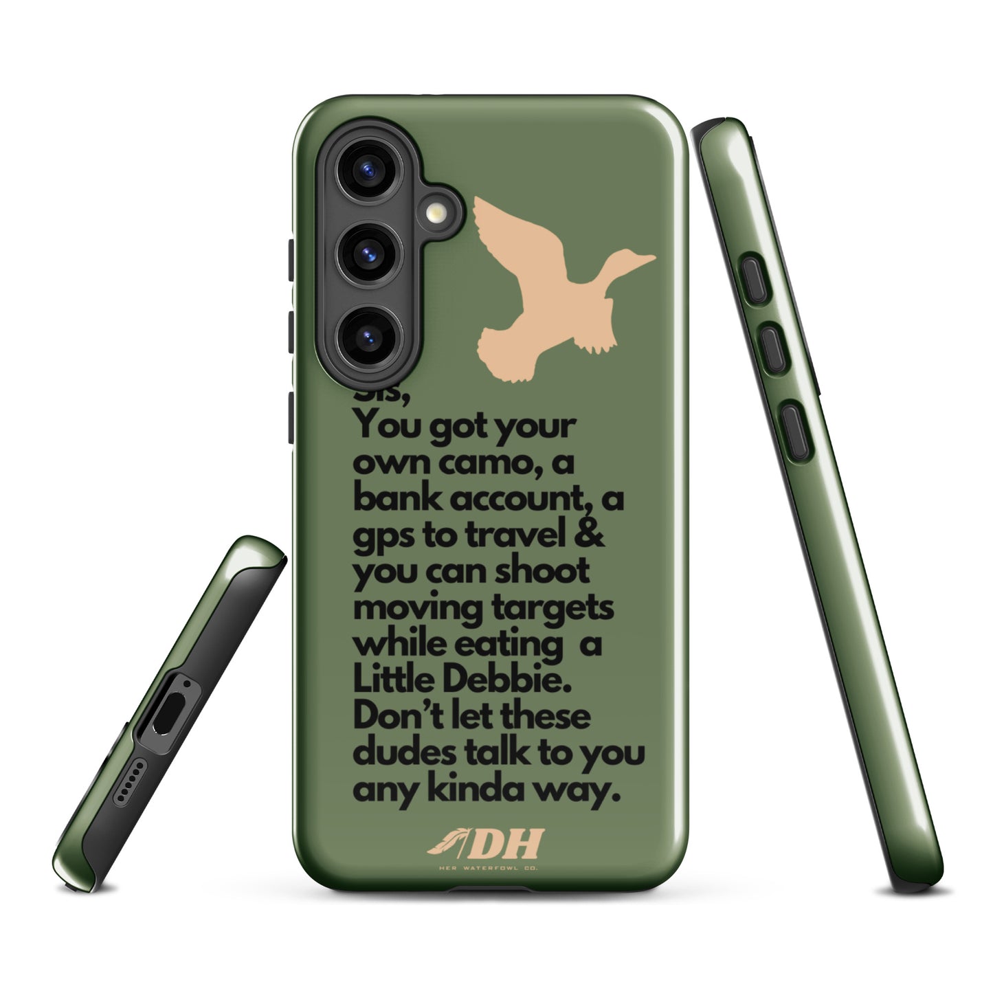 DH HEY SIS Tough Case for Samsung® in Light Olive