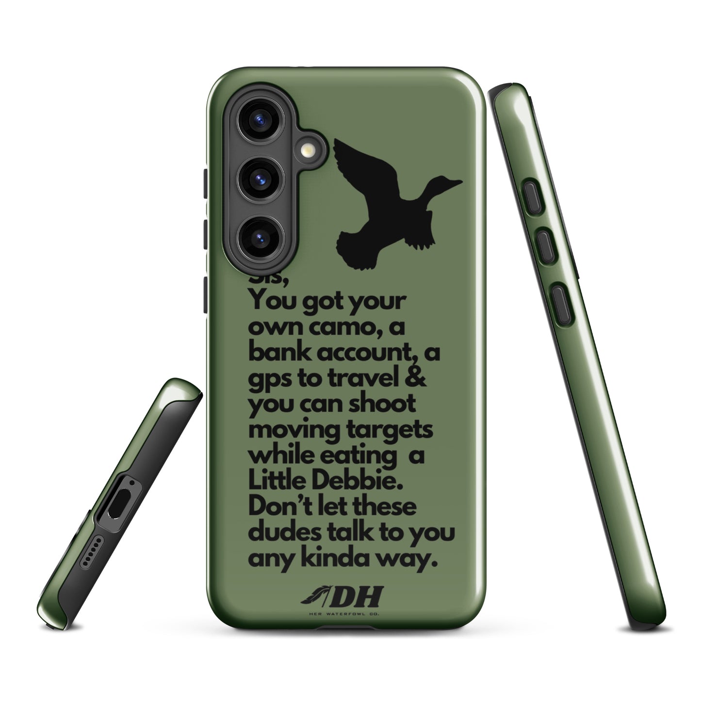 DH HEY SIS Tough Case for Samsung® in Olive/Black