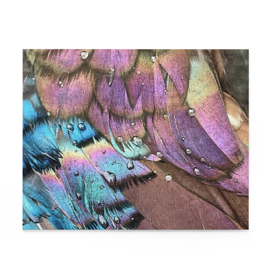 Wood Duck Feathers Puzzle (120 or 252 piece option)