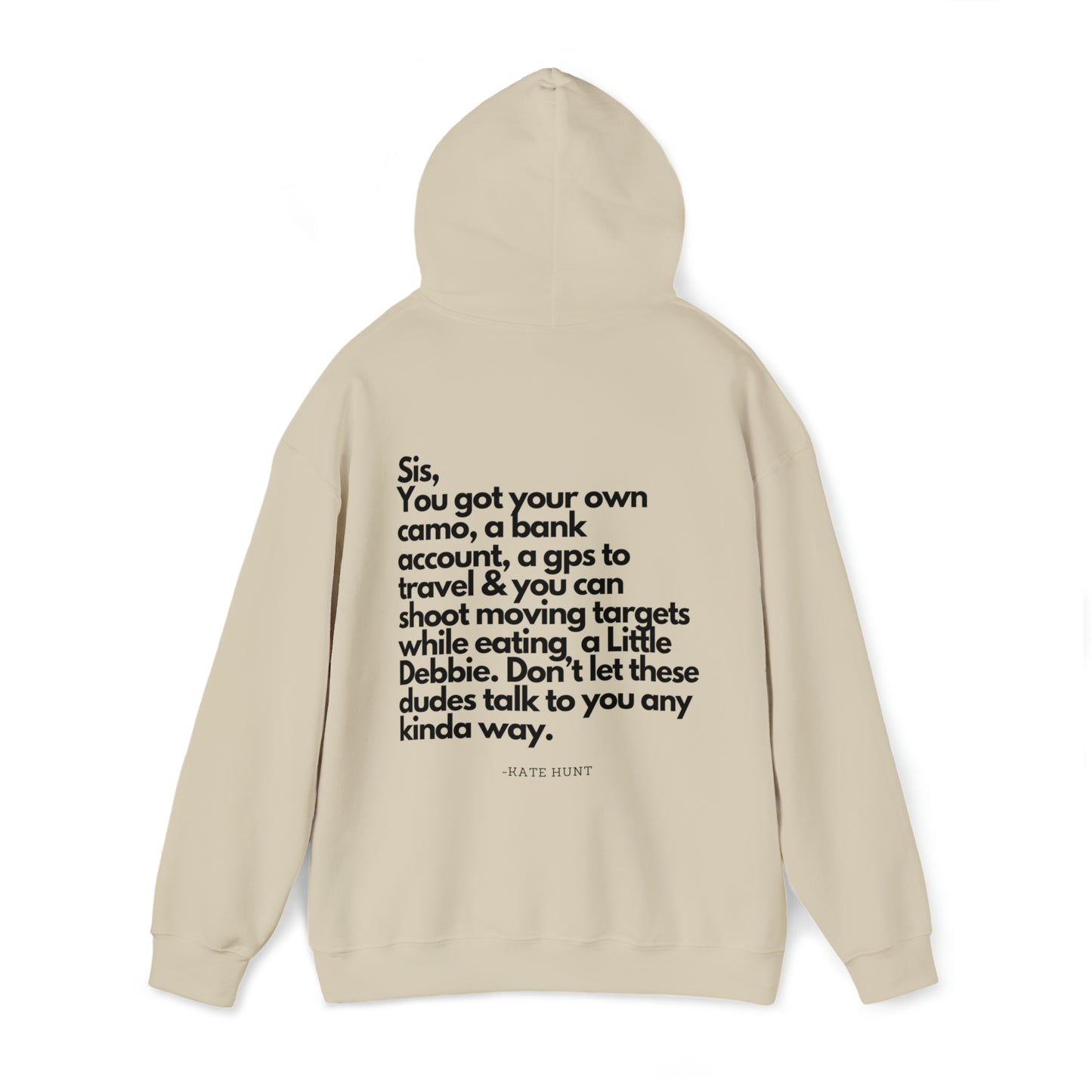 Hey Sis Hoodie (black ink versions)