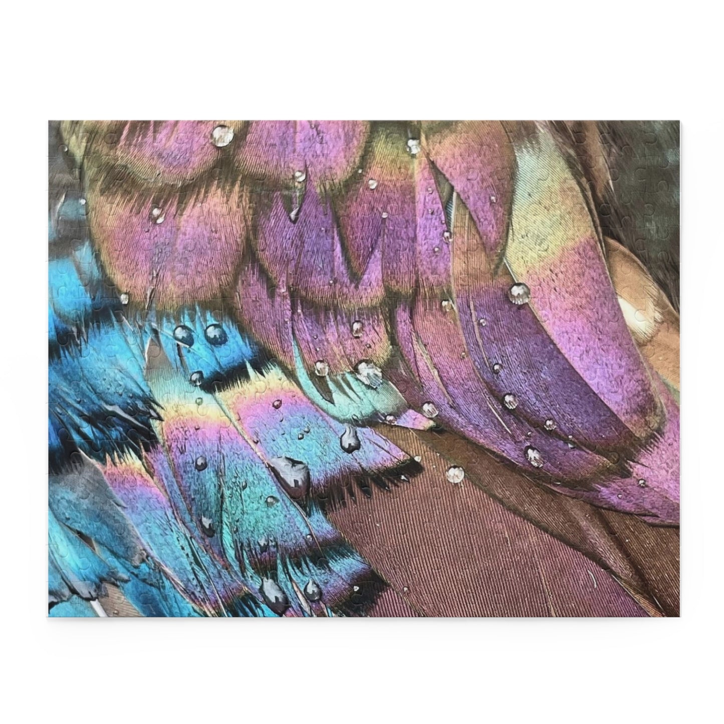Wood Duck Feathers Puzzle (120 or 252 piece option)