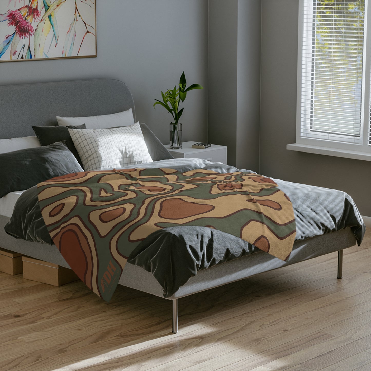 Marsh Fleece Blanket 60"x50"