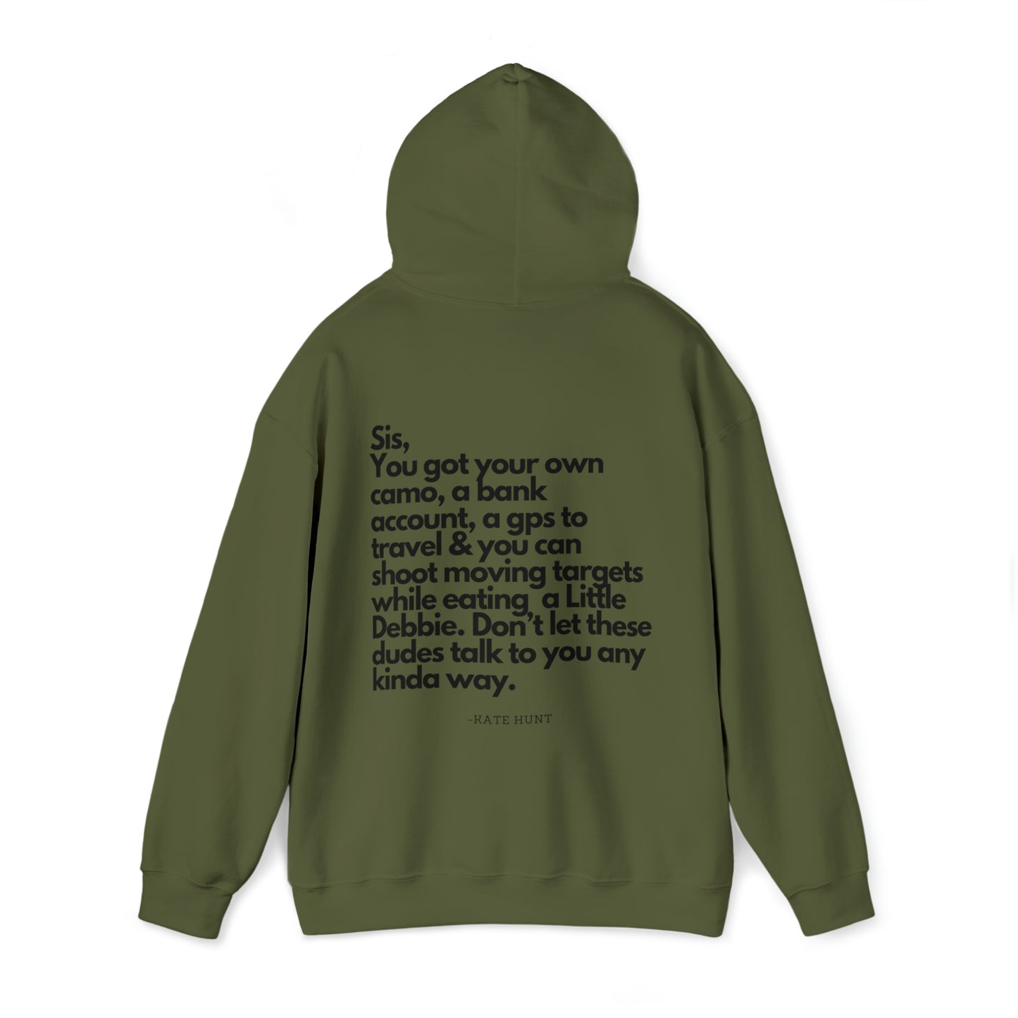 Hey Sis Hoodie (black ink versions)