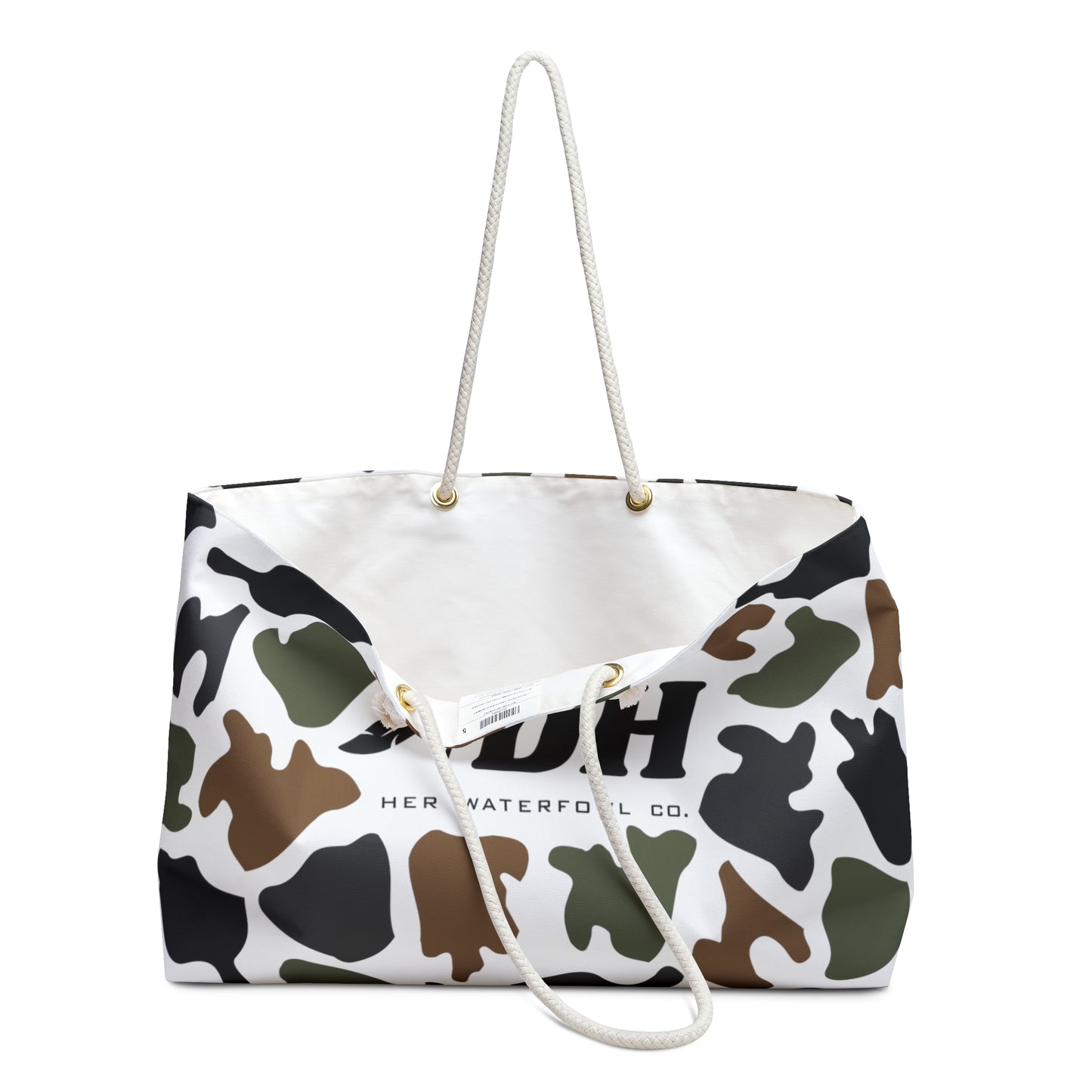 OLD SCHOOL DH Weekender Bag (Black DH/White Background)