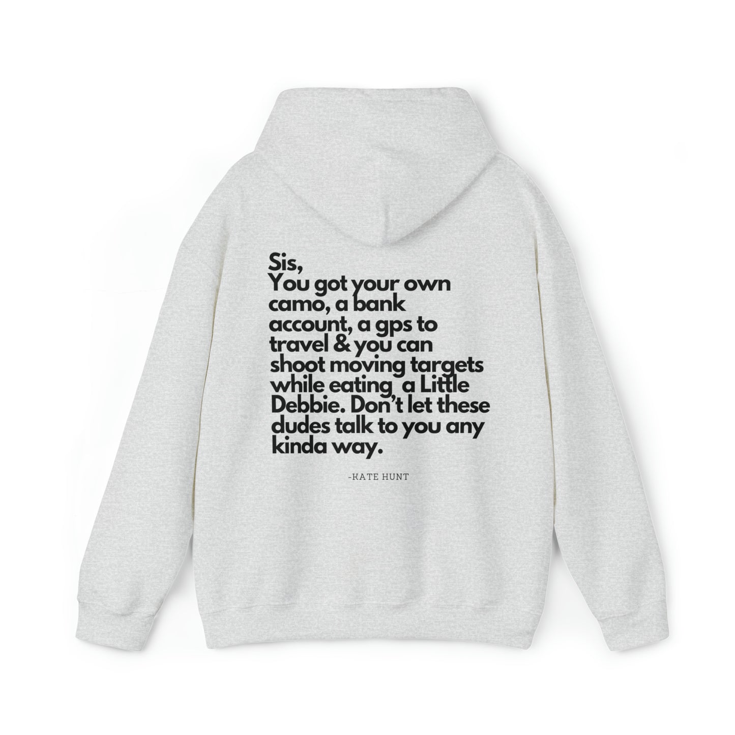 Hey Sis Hoodie (black ink versions)