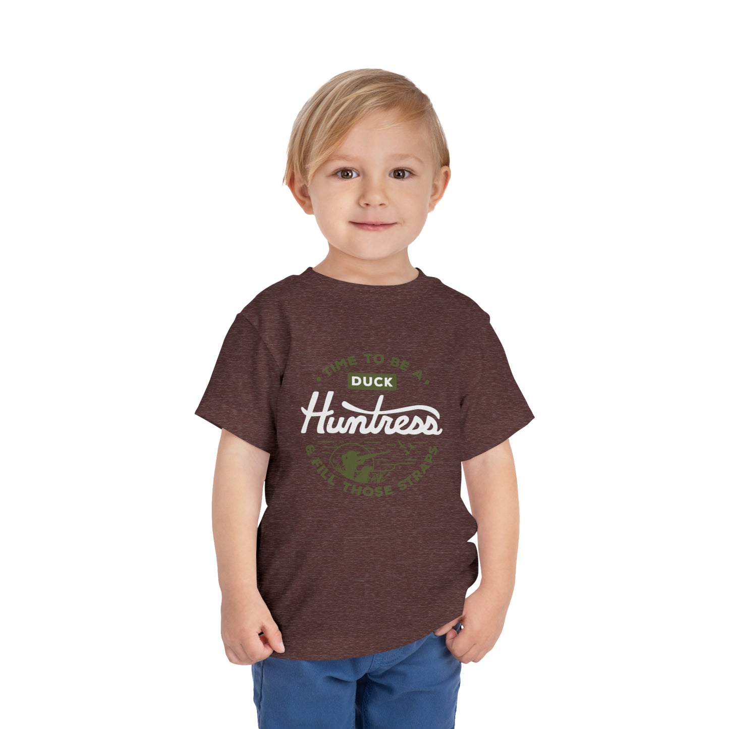 DH Time to be a Duck Huntress Toddler Tee
