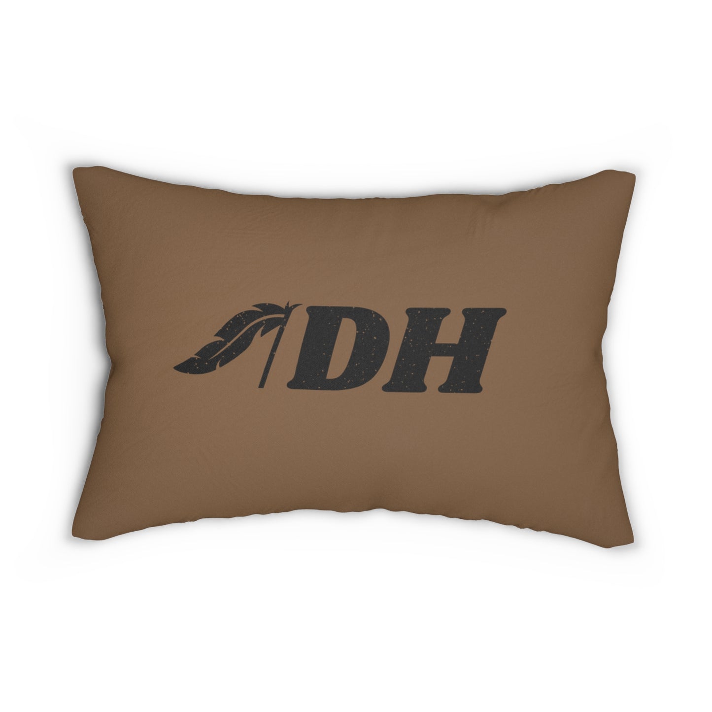 HOME Pillow in Rust/Black (20x14")