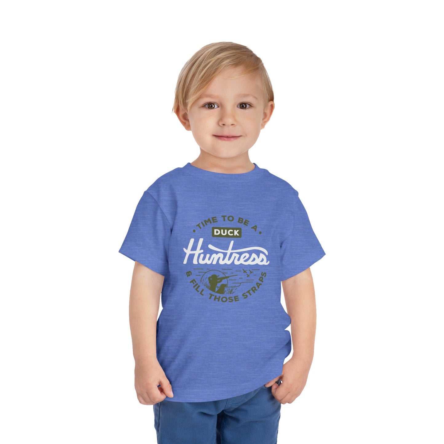 DH Time to be a Duck Huntress Toddler Tee