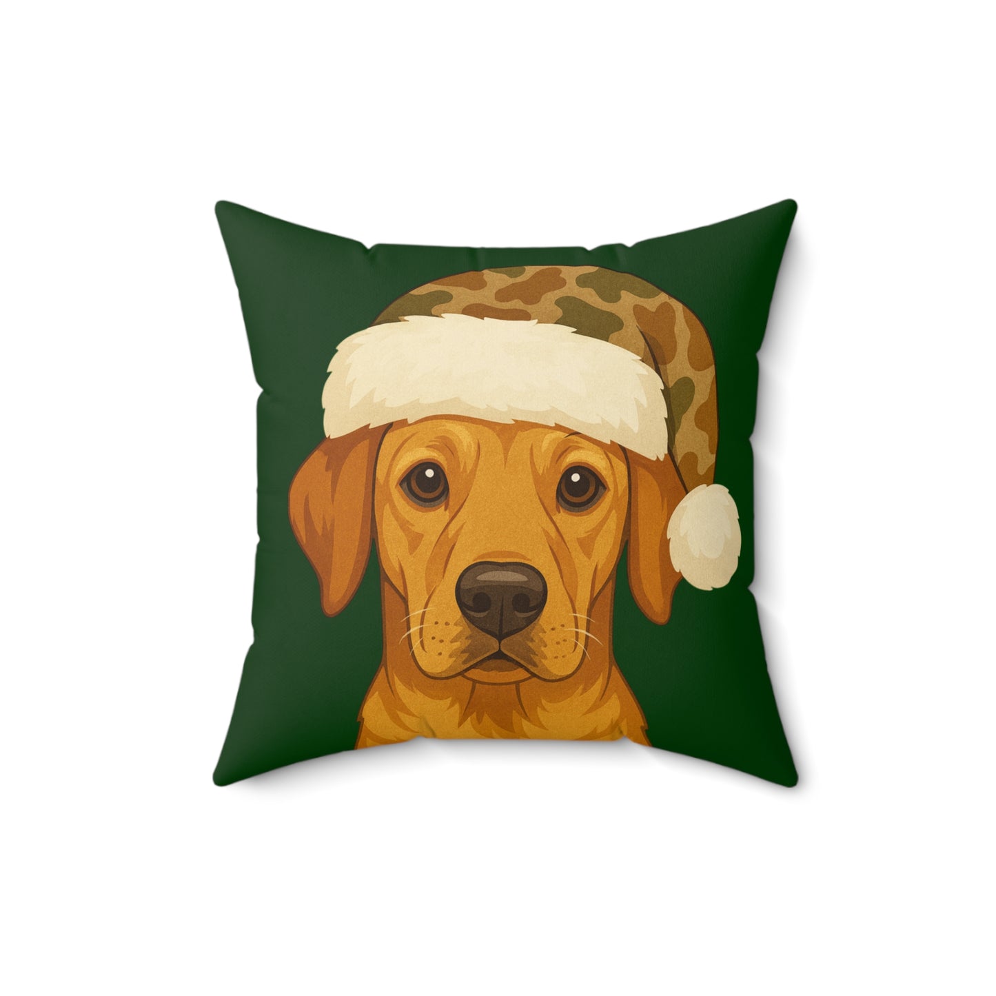 Yellow Lab Holiday Pillow
