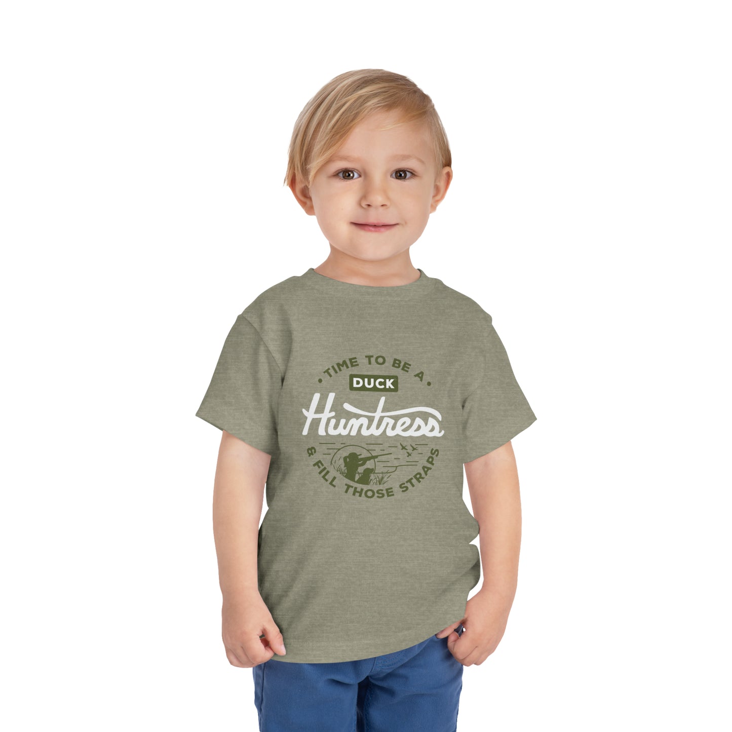 DH Time to be a Duck Huntress Toddler Tee