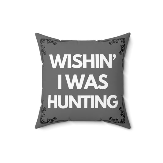 WISHIN' Pillow in Charcoal