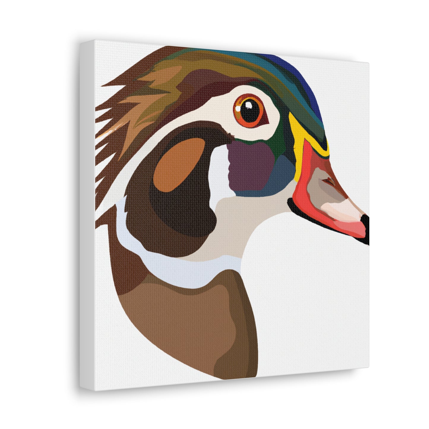 Woodie Duck Canvas Gallery Wrap (12x12")