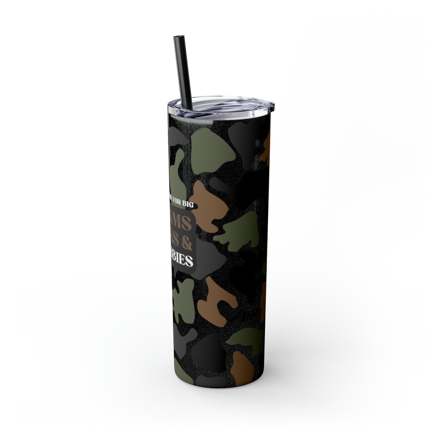 Dreams, Ducks & Lil' Debbies Skinny Tumbler with Straw (Multiple Colors)