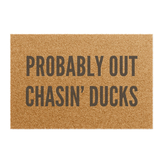 CHASIN' DUCKS Doormat