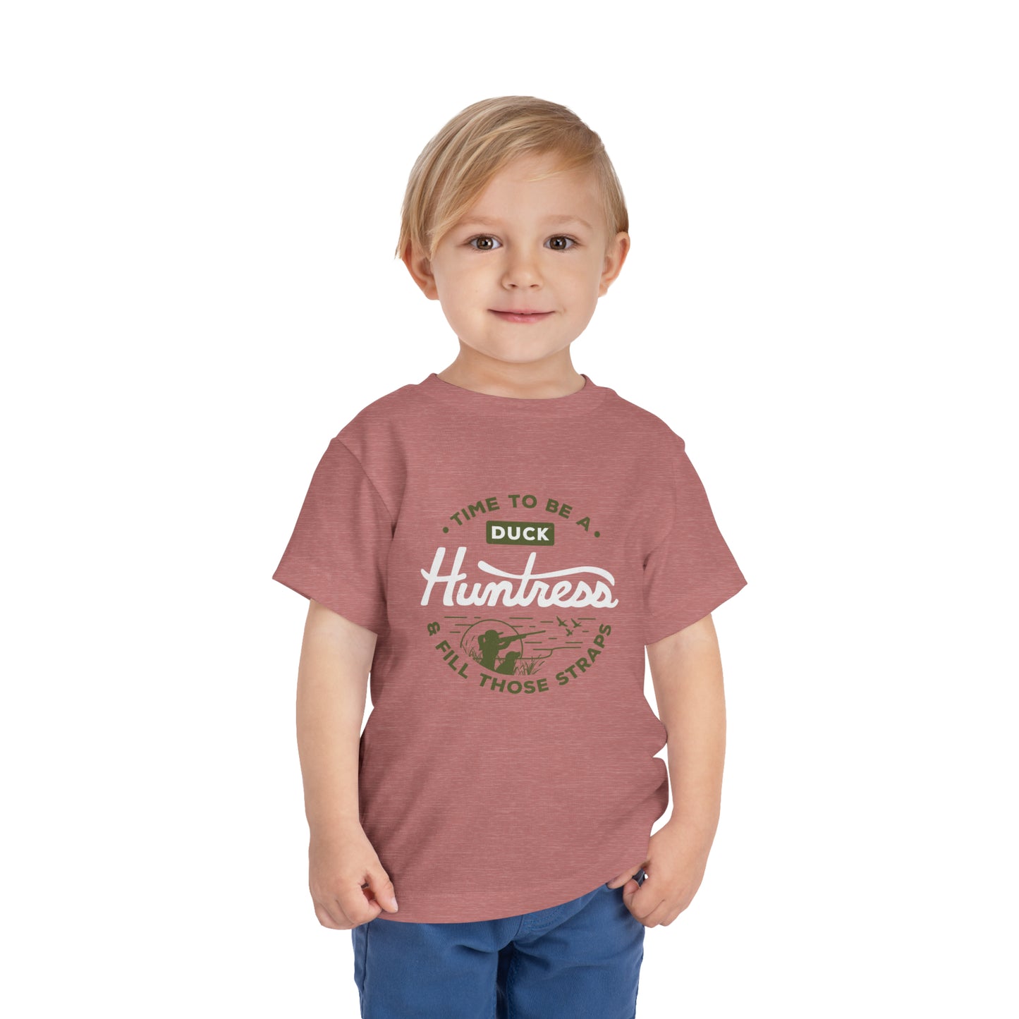 DH Time to be a Duck Huntress Toddler Tee