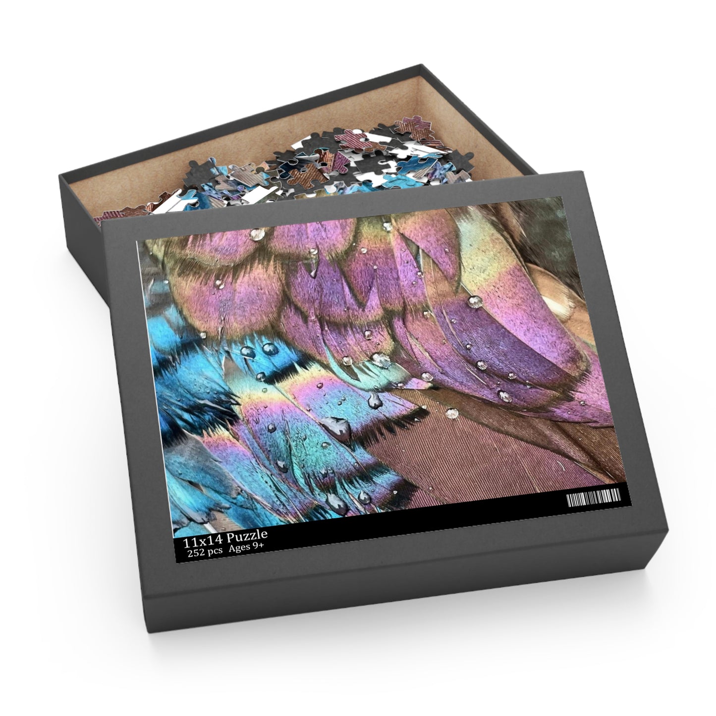 Wood Duck Feathers Puzzle (120 or 252 piece option)