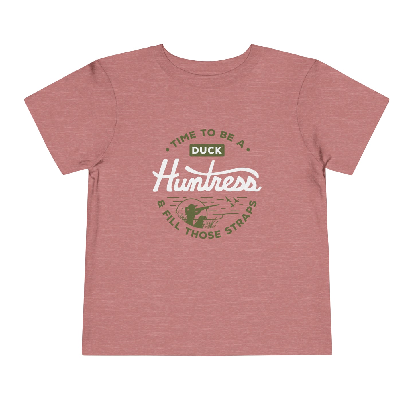 DH Time to be a Duck Huntress Toddler Tee