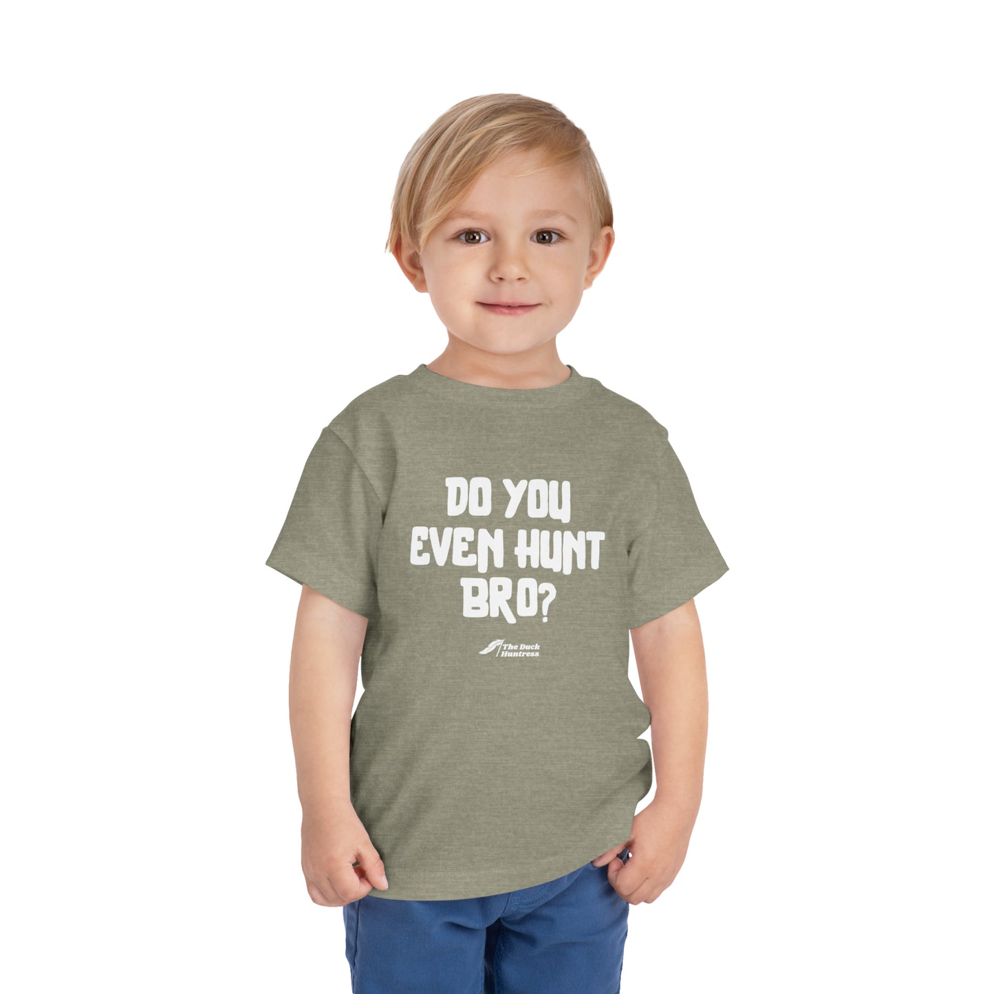 DH Do You Even Hunt Bro Toddler Tee (White Ink Versions)