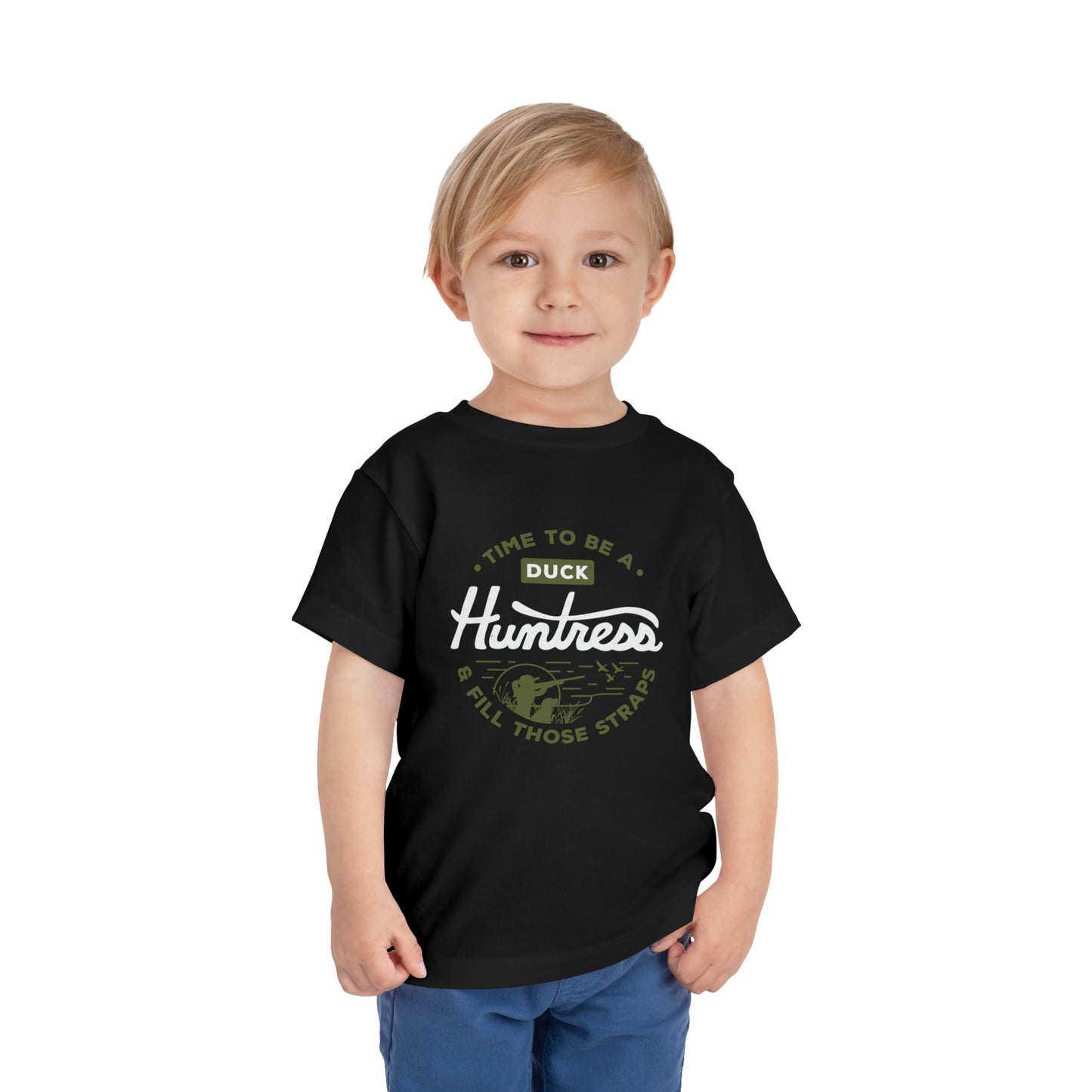 DH Time to be a Duck Huntress Toddler Tee