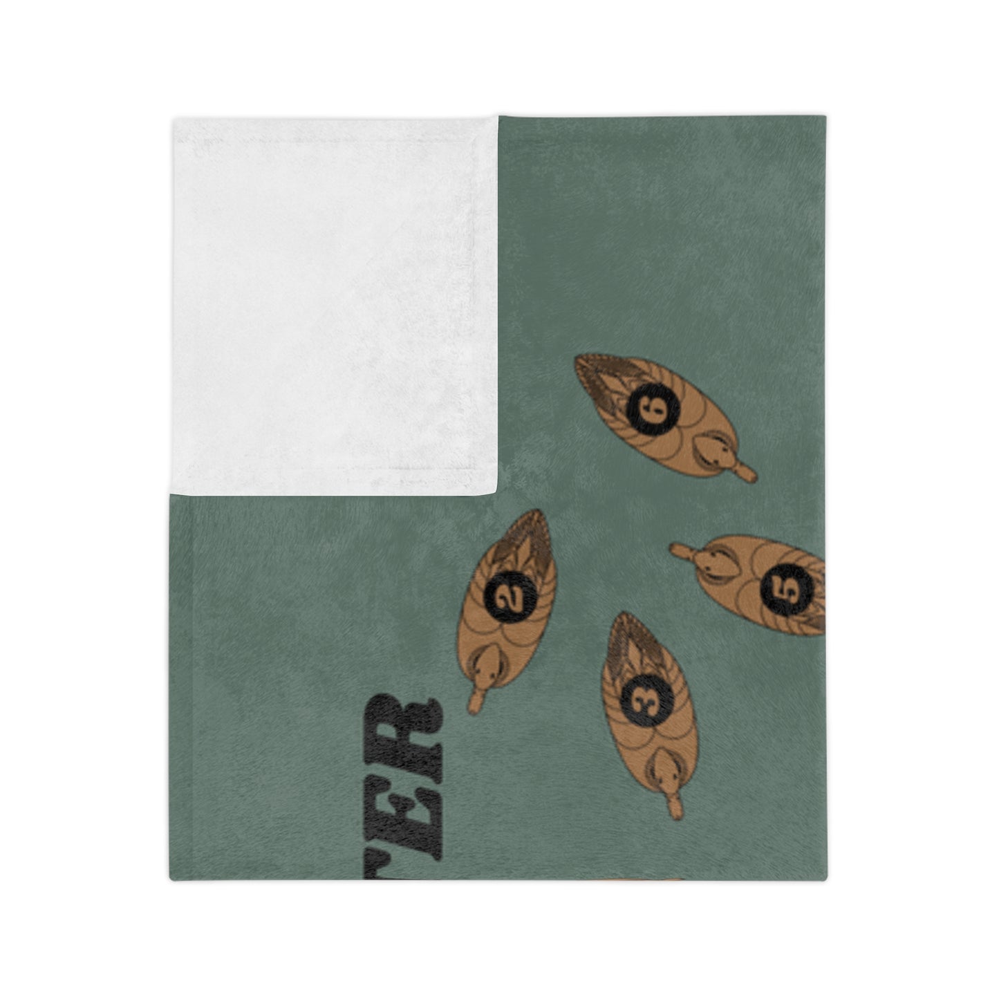 Future Duck Hunter Monthly Milestone Baby Blanket