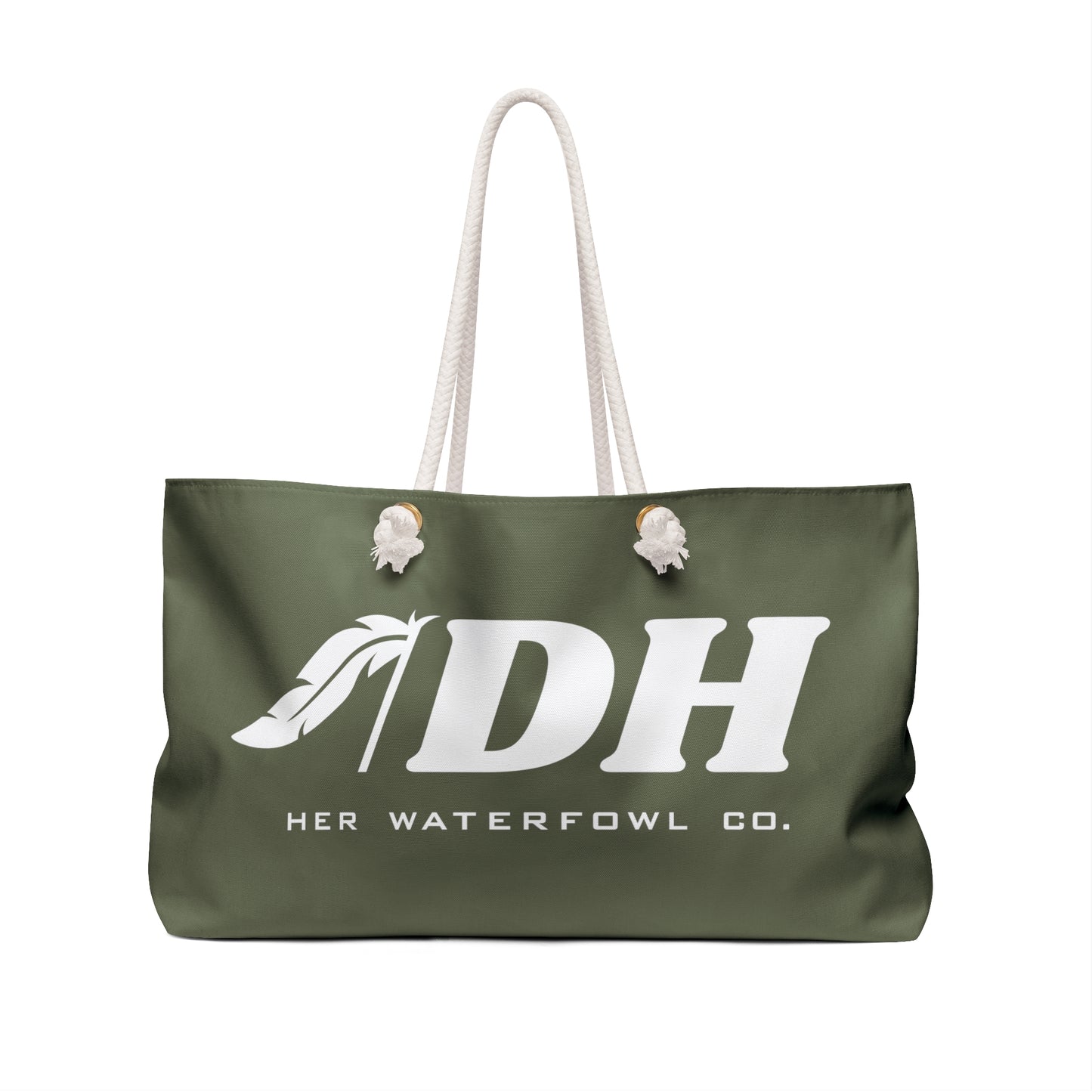 DH CHASE Weekender Bag (White/Olive)
