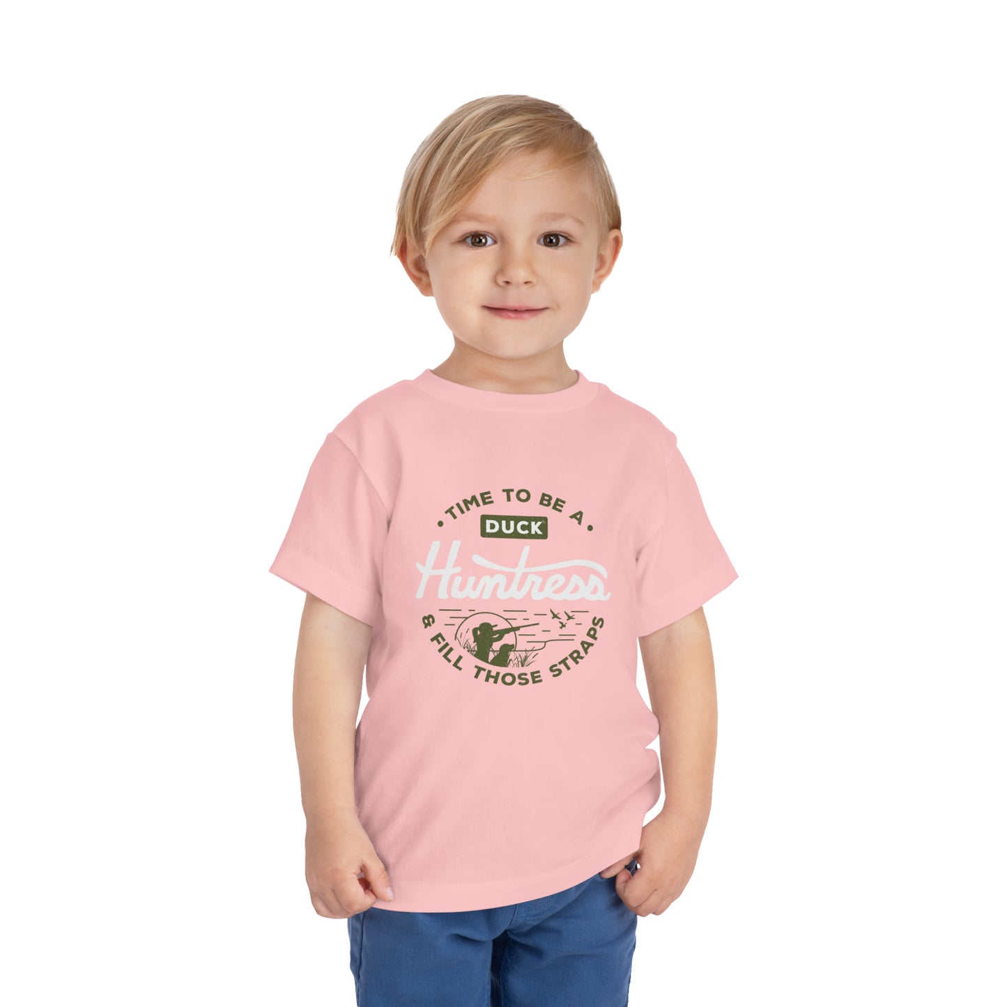 DH Time to be a Duck Huntress Toddler Tee