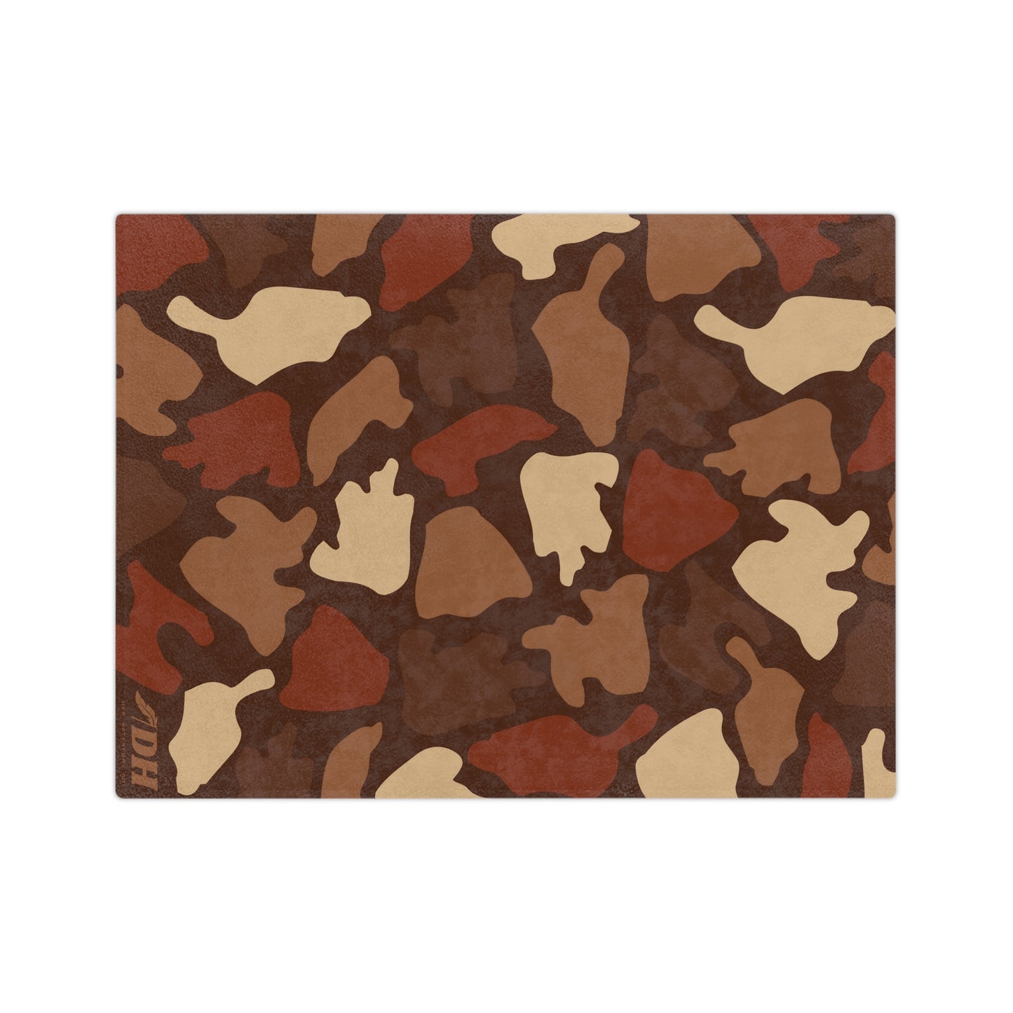 Old School Camo Fleece Blanket in Autumn 80"x60"