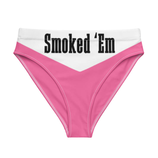 DH Smoked 'Em Bikini Bottom in Rose