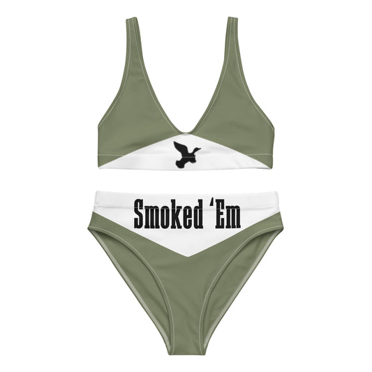 DH Smoked 'Em Bikini Set in Light Olive